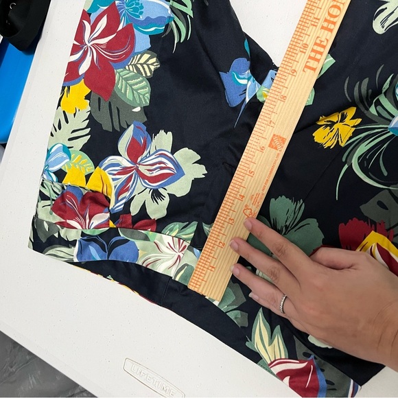 Alexis Calipso Black Kamilla Floral Print Mid Rise Cotton Flare Pants Small T1 - Picture 9 of 10